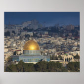 Temple Mount and Dome of the Rock, dawn Poster (Voorkant)