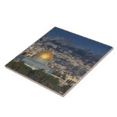 Temple Mount and Dome of the Rock, dawn Tegeltje (Zijkant)