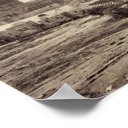 Temple Mount and Dome of the Rock in Jerusalem Poster (Hoek)