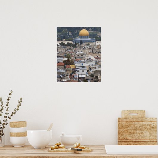 Temple Mount and Dome of the Rock Poster (Keuken)