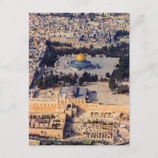 Temple Mount Old City Jerusalem Dome of the Rock Briefkaart (Voorkant)