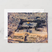 Temple Mount Old City Jerusalem Dome of the Rock Briefkaart (Voorkant / Achterkant)