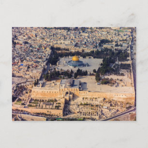 Temple Mount Old City Jerusalem Dome of the Rock Briefkaart