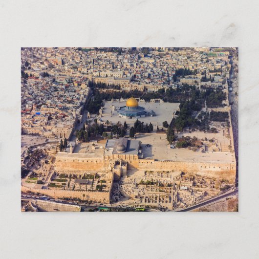 Temple Mount Old City Jerusalem Dome of the Rock Briefkaart (Voorkant)