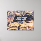 Temple Mount Old City Jerusalem Dome of the Rock Canvas Afdruk (Voorkant)