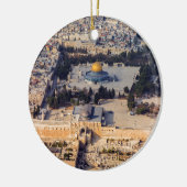 Temple Mount Old City Jerusalem Dome of the Rock Keramisch Ornament (Links)