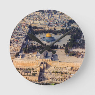 Temple Mount Old City Jerusalem Dome of the Rock Ronde Klok