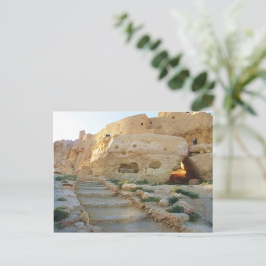 Temple of Amon in Siwa - Siwa oracle Briefkaart (Staand voorkant)