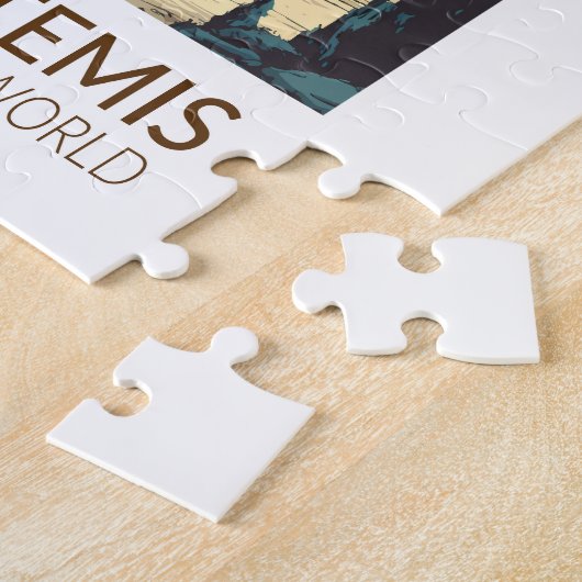 Temple of Artemis Seven Wonders of the World Art Legpuzzel (Zijkant)