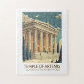 Temple of Artemis Seven Wonders of the World Art Legpuzzel (Verticaal)