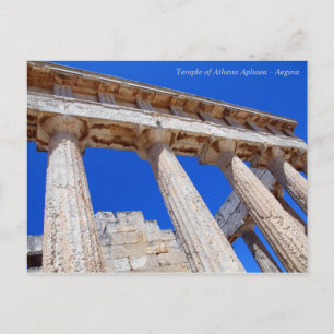 Temple of Athena Aphaea - Aegina Briefkaart