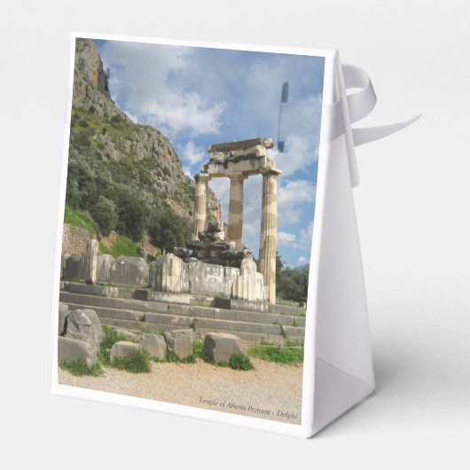 Temple of Athena Pronaea - Delphi Bedankdoosjes (Achterkant)