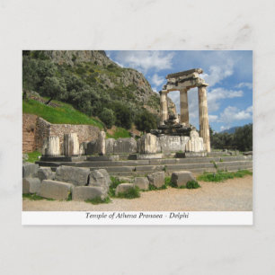 Temple of Athena Pronaea - Delphi Briefkaart