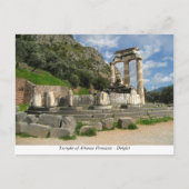 Temple of Athena Pronaea - Delphi Briefkaart (Voorkant)