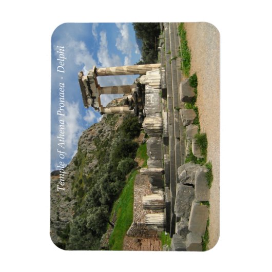 Temple of Athena Pronaea - Delphi Magneet (Verticaal)