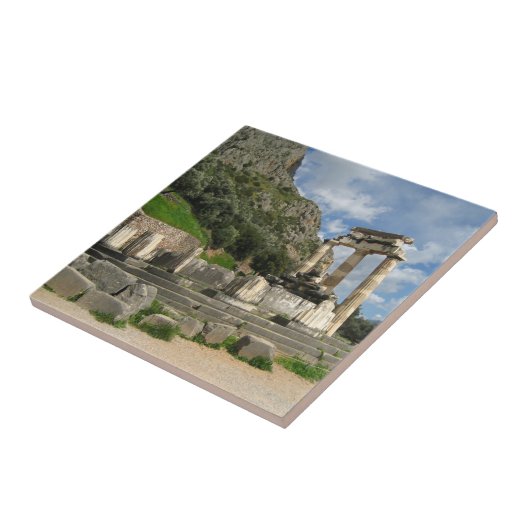Temple of Athena Pronaea - Delphi Tegeltje (Zijkant)