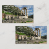 Temple of Athena Pronaea - Delphi Visitekaartje (Voorkant / Achterkant)