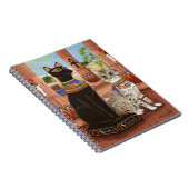 Temple of Bastet Egypt Bast Goddess Cat Notebook Notitieboek (Rechterzijde)