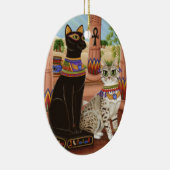 Temple of Bastet Egypt Bast Goddess Cat Ornament (Rechts)