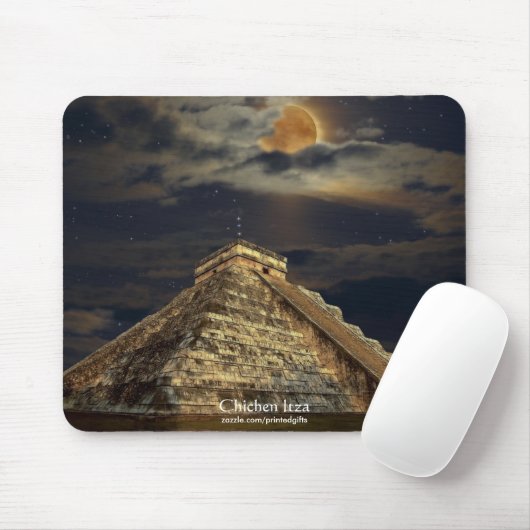 Temple of Chichen Itza 2012 Mayan Mousepad Muismat (Met muis)