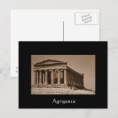 Temple of Concordia Briefkaart (Voorkant / Achterkant)