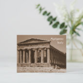 Temple of Concordia Briefkaart (Staand voorkant)