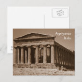 Temple of Concordia Briefkaart (Voorkant / Achterkant)