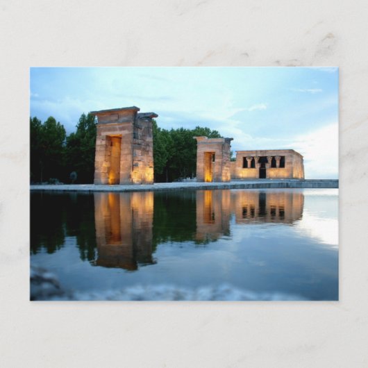 Temple of Debod - Madrid Briefkaart (Voorkant)