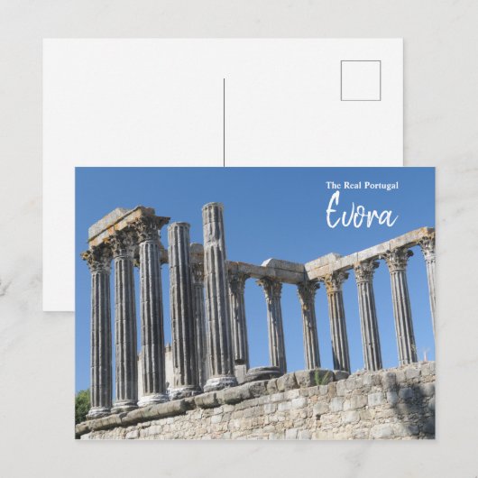 Temple of Diana-Evora- The Real Portugal Briefkaart (Voorkant / Achterkant)