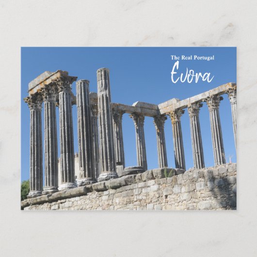 Temple of Diana-Evora- The Real Portugal Briefkaart (Voorkant)