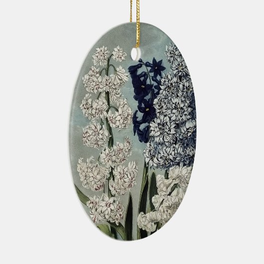 Temple of Flora Hyacinths Flowers Keramisch Ornament (Rechts)