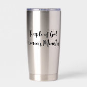 Temple of God Women's Ministry Geïsoleerde Drinkbeker (Achterkant)