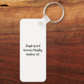 Temple of God Women's Ministry Sleutelhanger (Achterkant)