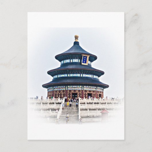 Temple of Heaven Briefkaart (Voorkant)