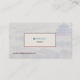 Temple of Heaven Visitekaartje