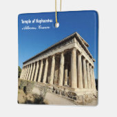 Temple of Hephaestus Athens Greece Souvenir Keramisch Ornament (Links)