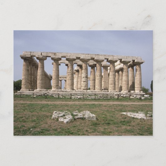 Temple of Hera I Briefkaart (Voorkant)