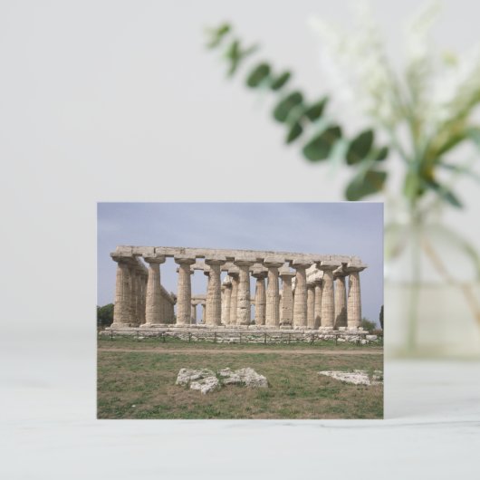 Temple of Hera I Briefkaart (Staand voorkant)