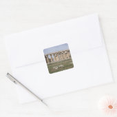 Temple of Hera I Vierkante Sticker (Envelop)