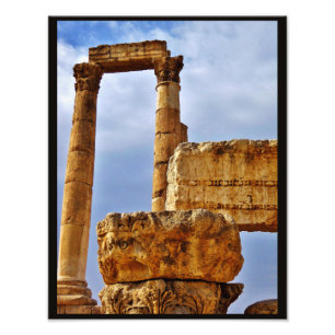 Temple of Hercules Ruins Foto Afdruk