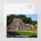 Temple of Inscriptions, Palenque, Mexico Briefkaart (Voorkant / Achterkant)