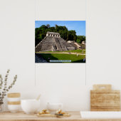 Temple of Inscriptions, Palenque, Mexico Poster (Keuken)