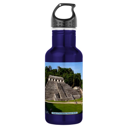 Temple of Inscriptions, Palenque, Mexico Waterfles (Voorkant)