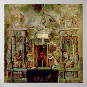 Temple of Janus, 1630 Poster