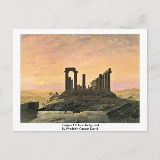 Temple of Juno in Agrient Briefkaart (Voorkant)