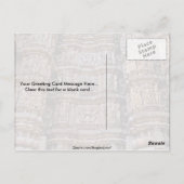 Temple of Khajuraho, India Briefkaart (Achterkant)