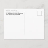 Temple of Kukulcán, Pyramid, Chichen Itza, Mexico Briefkaart (Achterkant)