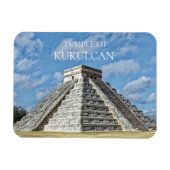 Temple of Kukulcán, Pyramid, Chichen Itza, Mexico Magneet (Horizontaal)