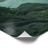 Temple of Moss and Mist Perfect Poster (Hoek)