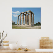 Temple of Olympian Zeus (Athene) Poster (Keuken)